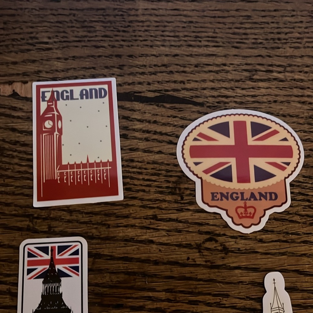 Vinyl England Stickers - Picture 2 of 4